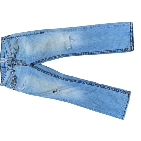 Vintage True Religion Jeans Size 32 BOBBY SUPER T Blue - Picture 5 of 9